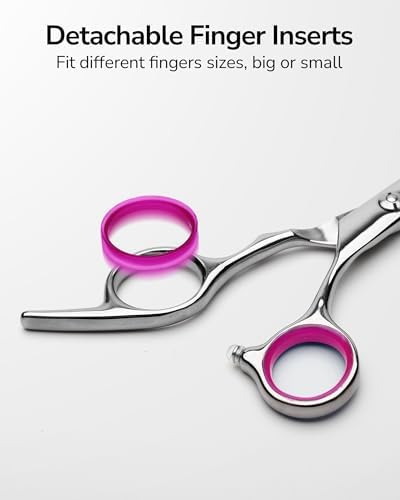 ULG Hair Thinning Scissors Professional Barber’s Texturizing Teeth Shears for Hairdressing, Salon and Home Use Thinning Shears for Hair Cutting, Made of Japanese Stainless Steel, 6.5 inch - Image 5