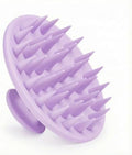 Silicone Scalp Massager Shampoo Brush, Scalp Brush for Hair Growth & Dandruff Removal, Hair Scrubber Scalp Stimulator Exfoliator Brush with Soft Bristles for Wet Dry Scalp Care (Light Purple) by Meartchy