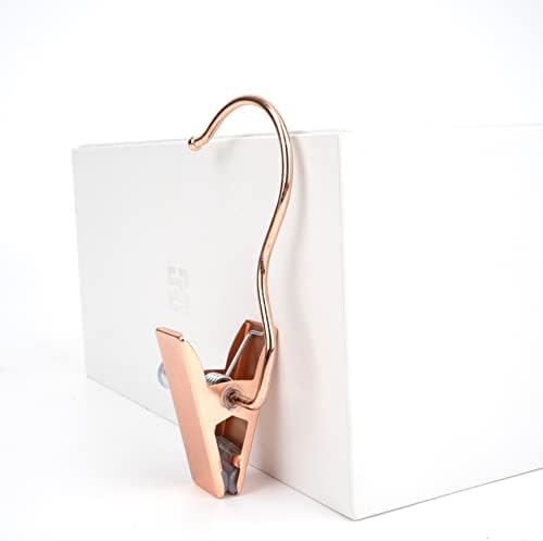 4.5 Inch Metal Boots Hanger, Rose Gold Clip Hangers for Shoes, Gloves, Hair Extensions, Wigs, Clothing Accessories, 12 Pack - Image 7