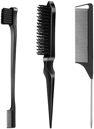SWEET VIEW 3Pcs Slick Back Hair Brush by SWEETVIEW