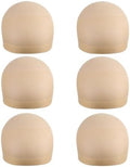 YANTAISIYU 6 Pieces Stocking Wig Caps for Lace Front Wigs Nylon Mesh Wig Cap for Women (Beige) by YANTAISIYU