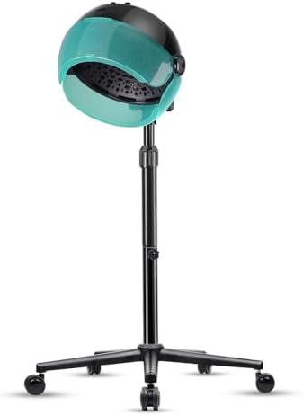 Hooded Hair Dryer with Time Setting,Touch Controls and 3 Temperature Modes by lailelaodi