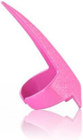 Hair Parting & Sectioning Ring - Stainless Steel Finger Braiding Hair Pick Tools Quick Installation of Human Hair Extensions Hair Styling Tools (Pink) by MyHairTools