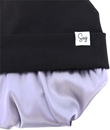 Jersey Beanie Hat for Newborn Baby Boys Girls Silky Satin Lined Hats Bonnet Toddler Infant Little Kids Beanies Caps - Image 7