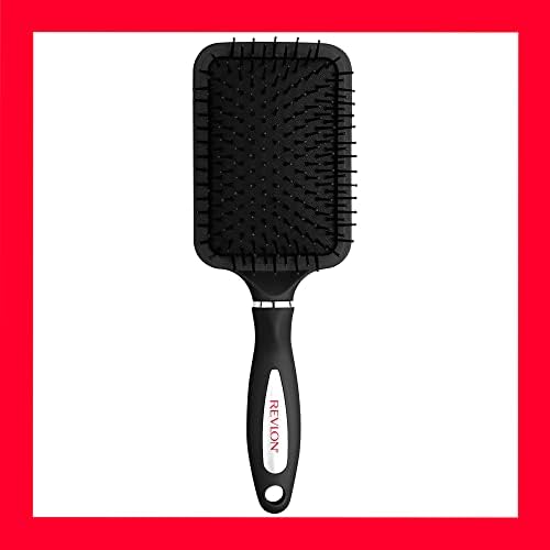 Revlon Straight & Smooth Black Paddle Hair Brush - Image 4