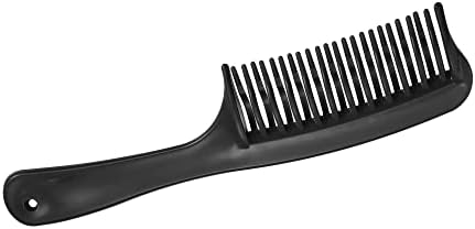 VOCOSTE Detangling Hair Comb, Double Row Tooth Hair Comb Hairdressing Styling Tool for Curly Hair, Black, 7.87"x1.77" (Pack of 3) - Image 4