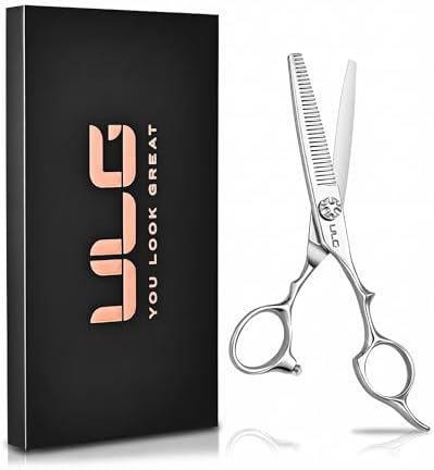 ULG Professional Hair Thinning Scissors 32-Teeth 440C Texturizing Shears by ULG