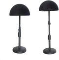 2 Packs 16.5 inch wig holder with half foam head velvet covered adjustable from 13.5 inch to 16.5 inch by FASHION+DO