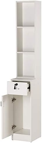 BarberPub Wall Mount Hair Styling Barber Station3036-1 (White) - Image 5