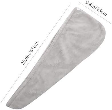3Pcs Hair Drying Towels for Women, Coral Fleece Quick Dry Hair Wrap - Image 2