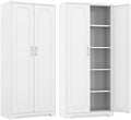 Steeloong 71"Metal Pantry Storage Cabinet with Doors & 4 Adjustable Shelves by Steeloong