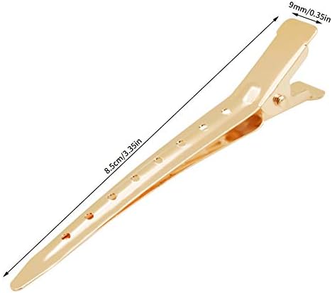 Bantoye 24 Packs Duck Bill Clips 3.35 Inch Metal Alligator Clip, Gold - Image 2