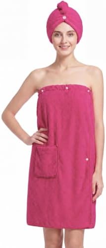 Oversized Bath Towel Wrap for Women with Plus Size Hair Dry Towel Set by HHomeZzz