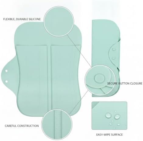 Silicone Heat Resistant Pouch for Hair Styling Tools, Travel Storage Bag for Curling Iron & Straightener, Portable Organizer Case - Image 6