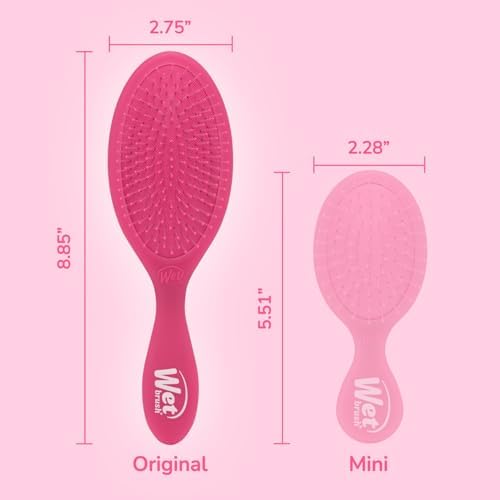 Wet Brush Original Detangler Hair Brush, Pink Frost, For All Hair Textures - Image 6