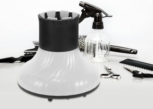 Universal Hair Dryer Diffuser Attachment PC White for Curly Wavy Hair - Image 5