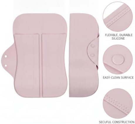 Silicone Heat Resistant Pouch for Hair Styling Tools, Travel Storage Bag for Curling Iron & Straightener, Compact Organizer Case - Image 6