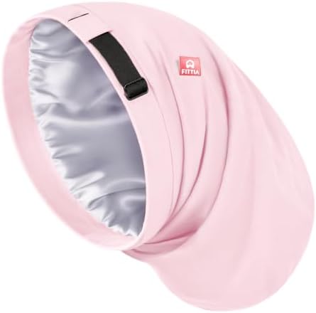 Large Satin Bonnet for Men Sleeping, Dreadlocks Loc Cap for Curly Wave Long by FITTIA