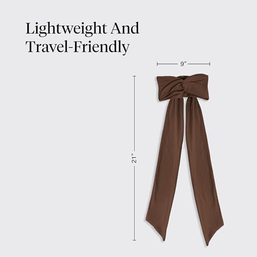 Kitsch Set & Flow Active Heatless Curling Headband For Women - Brown, 1pc - Image 5