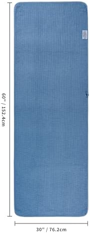 POLYTE 430 GSM Poly Blend Microfiber Quick Dry Waffle Bath Towel, 30x60 in - Image 3