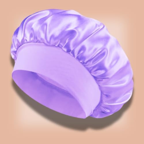 Satin Bonnet – Sleep Bonnet for Women and Men Curly Hair, Braids, and Natural Hairstyles (1pck) - Image 2