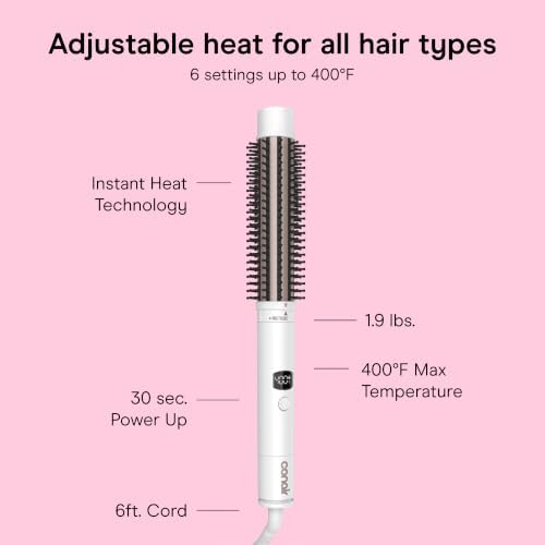 Conair 5-in-1 Multi-Styler, 5 Interchangeable Attachments, Double Ceramic - Image 4