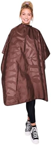 Betty Dain Zephyr Bleach-Proof All Purpose Styling Cape, 45" x 60", Brown by BettyDain
