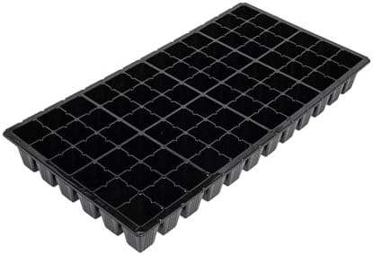 SUNPACK 21" x 11" Extra Strength 72-Cell Square Insert, Black, 2.5" (Pack of 10) - Ideal for Greenhouses or Indoor Gardening - Holds Up to 72 Different Seeds - Image 3