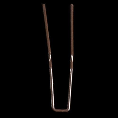 Hairpins for Bun ROCST Bobby Pins Clips for Ballet Woman girl Hairdressing salon 12pcs (2.5 inch, Brown) - Image 3