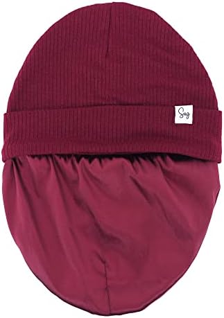 Jersey Beanie Hat for Newborn Baby Boys Girls Silky Satin Lined Hats Bonnet Toddler Infant Little Kids Beanies Caps - Image 4
