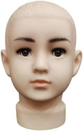 Small Baby Boy Mannequin Manikin Head for Wig Hats Display Show Stand Model Mannequins Head Display for Hats & Face Paint Practice by Unknown