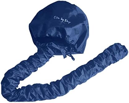 Glow by Daye Bonnet Hood Hair Dryer Attachment, At Home Hair Dryer Hood for Hand Held Hair Dryer, Extra-Large, Navy - Image 2