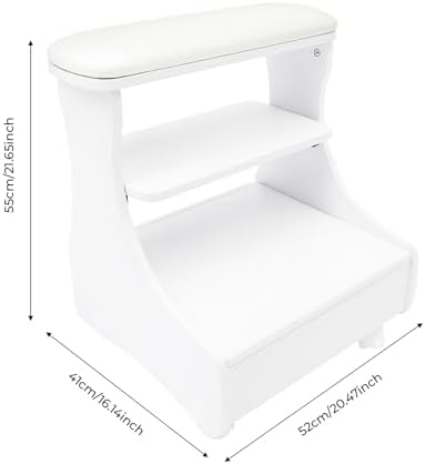 Pedicure Foot Rest Trolley with Wheels and Drawer - Image 2