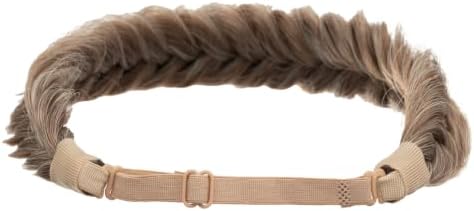 Synthetic Hair Braided Headband Classic Wide Strands Wedding Disorderly Fluffy Braids Wig Band Women Beauty Accessory - Image 4