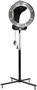3 in 1 Orbiting Infrared Hair Dryer,Standing Hair Dryer with Universal Wheels,Perm Processor Stand Hair Dyeing for Hair Care,Dyeing,Oil Treatment (Black 2) by Unknown
