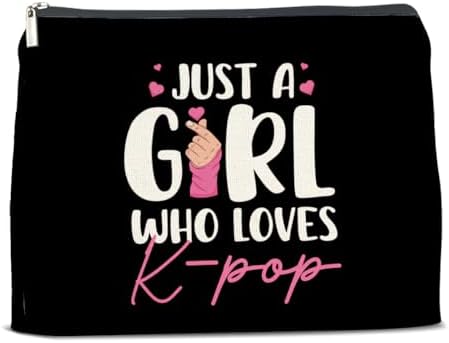LyoGao K-Pop Gifts for Teen Girls, Kpop Music Lover Makeup Bag Korean Drama Cosmetic Bag for K-Pop Lover Team Music Singer Fan by LyoGao