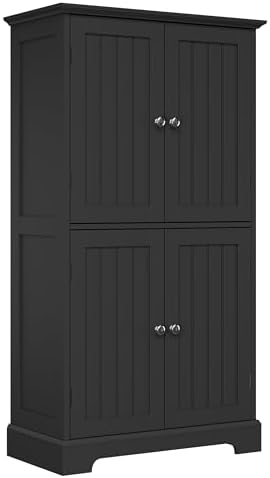 ChooChoo Bathroom Floor Cabinet with Adjustable Shelves by ChooChoo