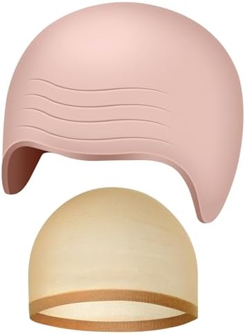 NACHLYNN 2/4/6/ Pcs Halloween Bald Cap for Adult Makeup Latex Bald Caps Nylon Bald Wig Cap Costume for Halloween Party Men by Createyourownlifestory