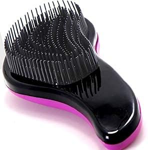 79STYLE 3Pcs Detangler Brush for Tangle-Free, No-Knot Glide Thru Hair - Kids & Women's Curly Hair Detangling Brush Comb (3 Colored 7.4 Inch - Pink) - Image 5