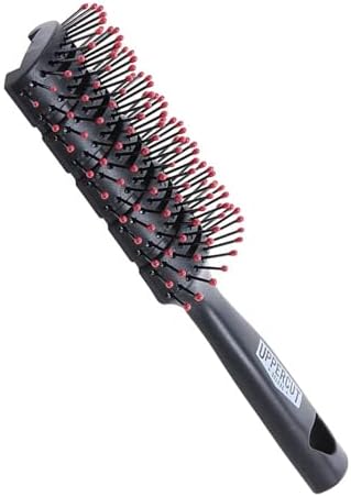 Uppercut Deluxe Vent Brush for Men – Blow Dry Hair Brush with Vented Design for Maximum Airflow, Flexible Ball-Tip Bristles for Control, Styling Brush for Medium to Long Hair, Barber & Grooming Tool - Image 4
