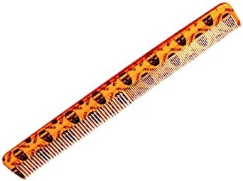 Pegasus Skulleto 210, 8in Hard Rubber Cutting Comb, Handmade, Seamless, Smooth Edges, Anti Static, Heat and Chemically Resistant, Wet Hair, Everyday Grooming Comb | Peines de goma dura - Gold - Image 2