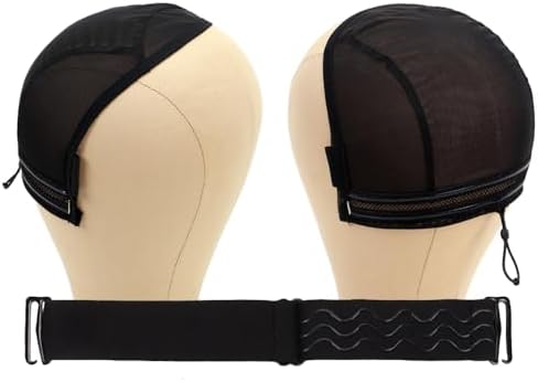 U Part Wig Cap with Drawstring & Anti-Slip Band by Ecojunmi