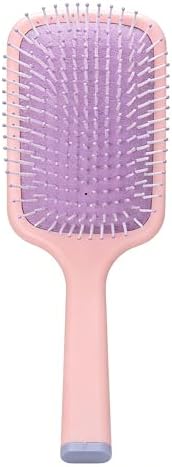 Paddle Hair Brush Women Blow Drying Professional Hairbrush Easy Grip Handle Hair Comb Straightening & Detangle Brush For Wet Dry Long Thick Thin Curly Natural Hair Salon Supplies (Pink) by UCLEVER