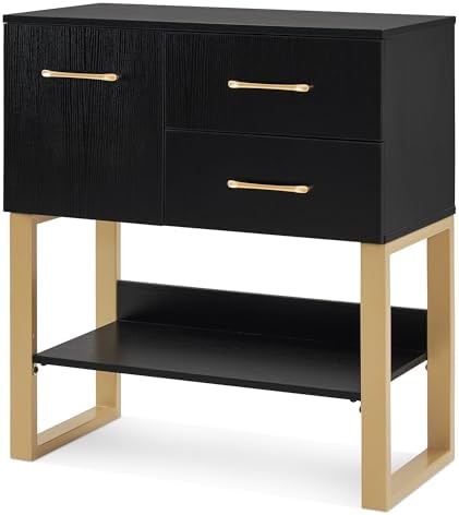 BarberPub Styling Station, Wall Mount Storage Cabinet 3185 (Black) by BarberPub