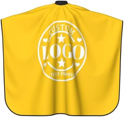Custom Barber Cape Customized Haircut Capes Logo Text Photo Salon Hairdressing Apron for Home and Barbershop - Image 2