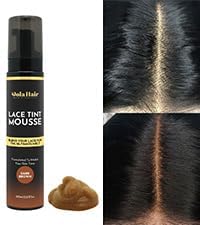 Dolahair Lace Tint Spray For Wigs Melt, Mousse Spray Foam Melting Hair Mousse For Lace Front Wig With 2 Lace Melting Band Lace Glue Kit Bleach for Knots Kit Dark Brown (Dark Brown) - Image 4