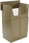 Berkeley Shampoo Cabinet SANDEN II Light Wood No Faucet No Shampoo Bowl Free Standing Unit Hair Salon Furniture by Berkeley