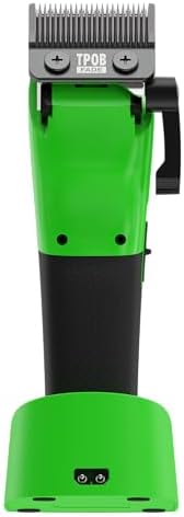 TPOB Play Barber Hair Clippers for Men 7500 RPM with Rubber Grips (Green) - Image 5