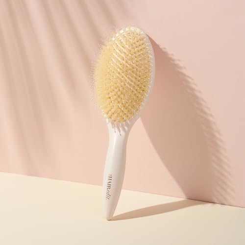 The Hair Edit Finish & Shine Boar Bristle Hairbrush for Smooth Shiny Hair - Image 7