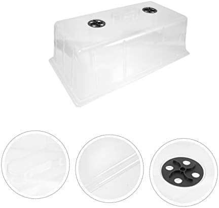 Plant Insulation Cover 54x29x18cm Plastic Air Vent Dome - Image 6